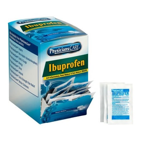 Acme United First Aid Only PhysiciansCare Ibuprofen, 125 x 2/Box, 12PK 90109-002